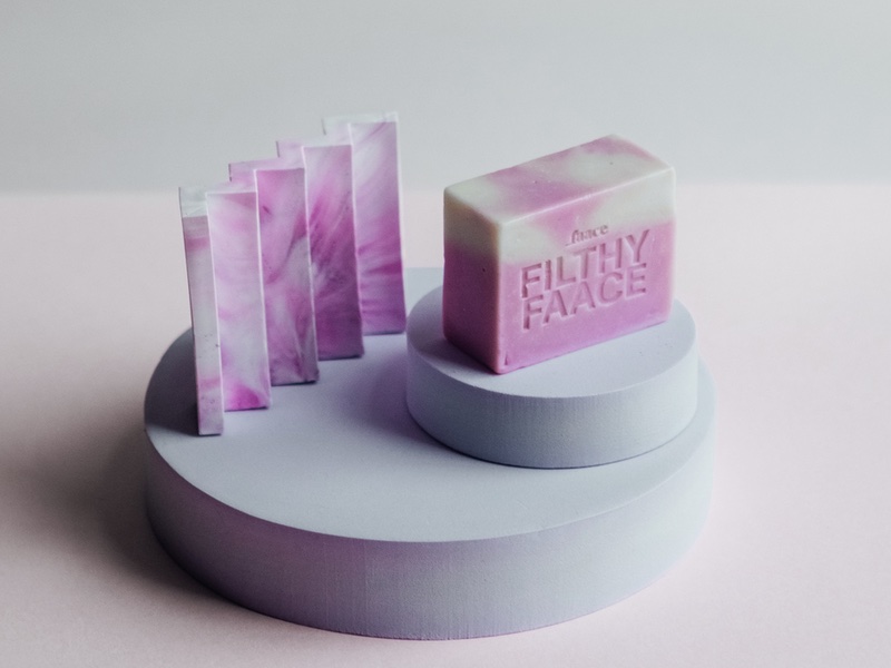 Faace and Müll Club upcycle old Christmas Quality Street tubs into ‘chic’ bathroom accessories