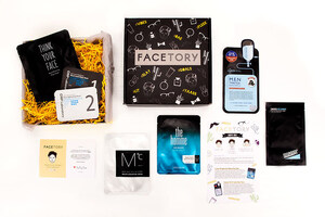FaceTory designs men's limited edition subscription box