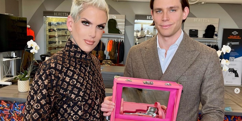 Fans call out Jeffree Star Cosmetics for ‘sinister’ gun collaboration 