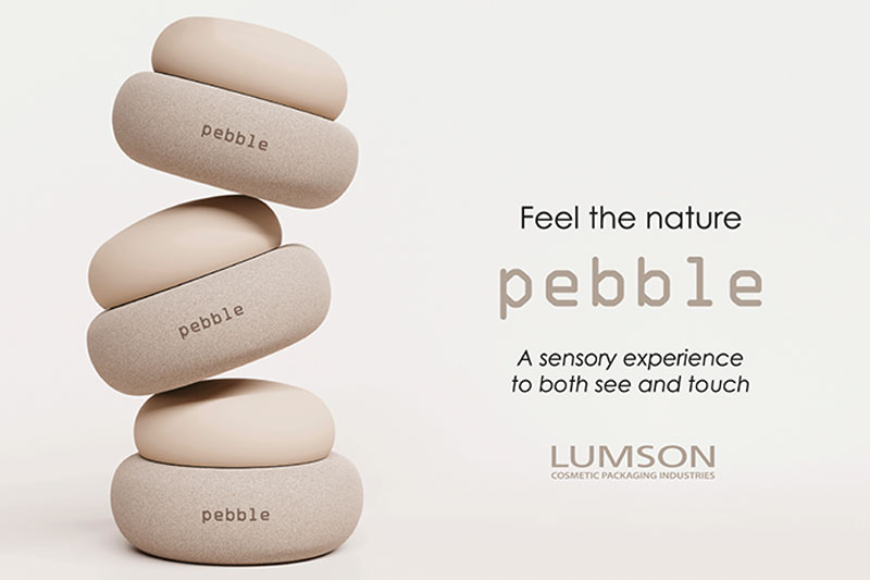 Feel the nature: PEBBLE and the stone effect by Lumson