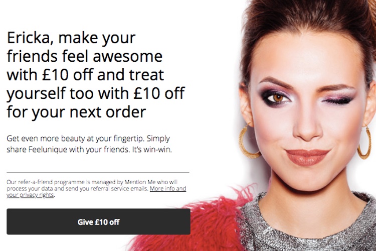 Feelunique seeks loyal consumers with launch of new referral programme