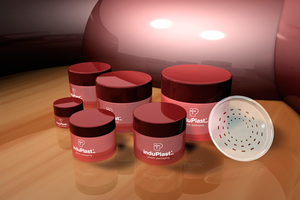 FLAT, elegant and essential double wall jars line from Induplast Spa