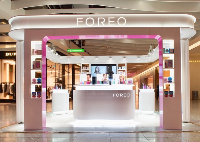 Foreo pop-up lands at Heathrow 