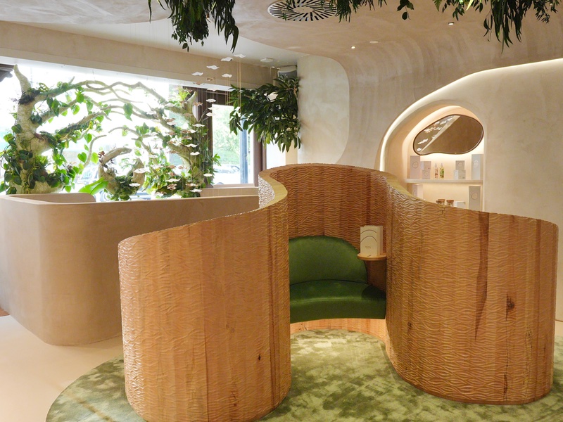 Forest bathing has inspired the interior design