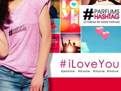 French brand # Parfums Hashtag unveils website