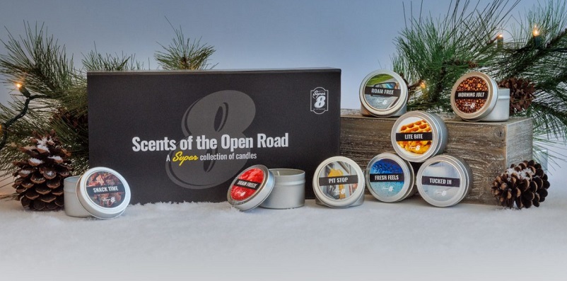 Gasoline, jerky and slushies. Super 8's new fragrance line smells like a gas station
