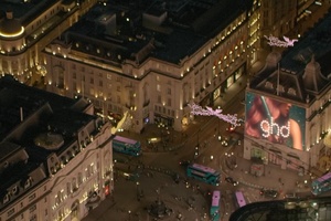 GHD unveils CGI London Christmas lights takeover experience