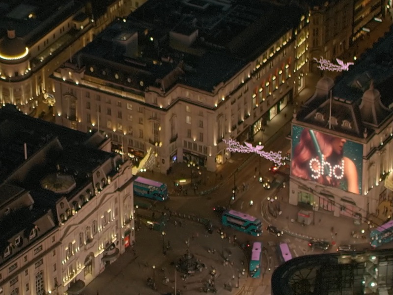 GHD unveils CGI London Christmas lights takeover experience