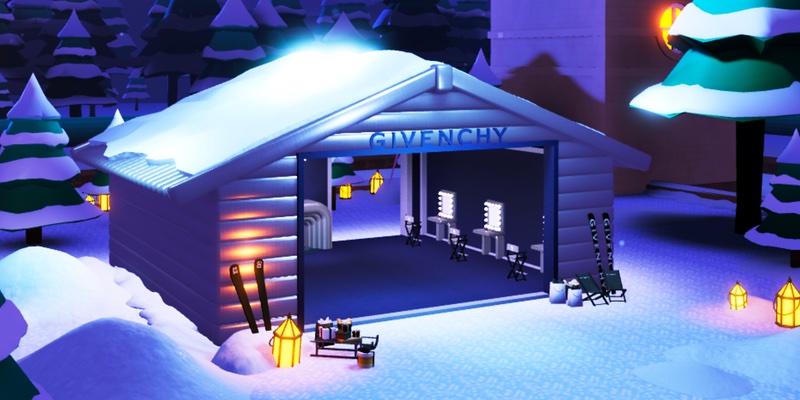 Givenchy transforms its world on Roblox into a ‘Winter Wonderland’