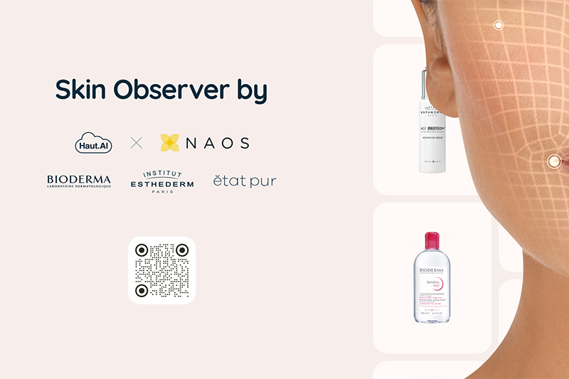 Global rollout of skin observer by NAOS and Haut.AI in 2024