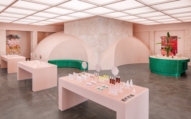 Inside Glossier's Miami store