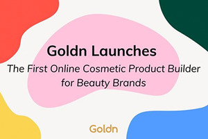 Goldn launches the first online cosmetic product builder for brands