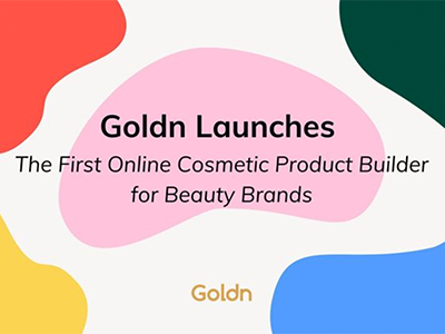 Goldn launches the first online cosmetic product builder for brands