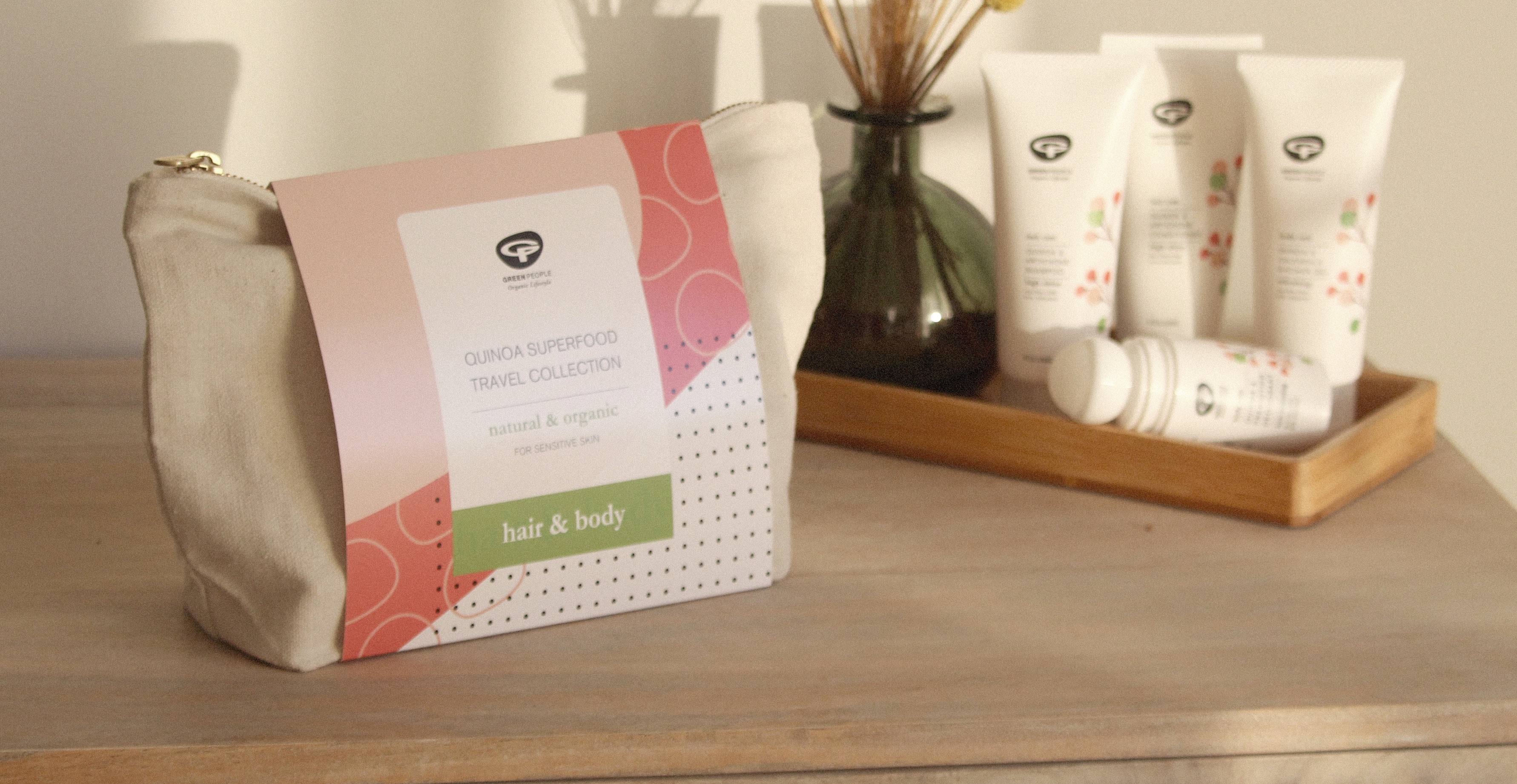 Green People rehouses hero Quinoa products in new travel pack
