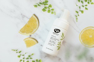 Green People’s new hand foam can be used as a sanitiser and soap 