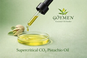Göymen Oil introduces CO₂ extracted pistachio oil for high-performance cosmetic formulations