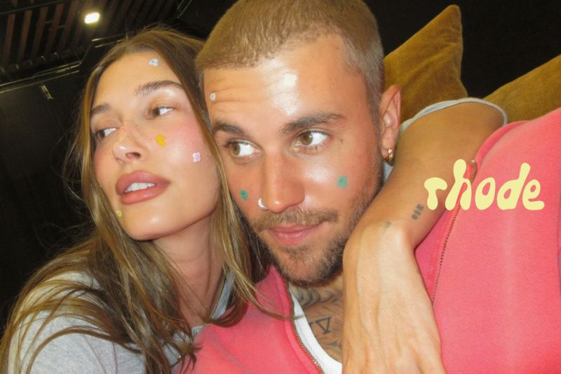 Hailey and Justin Bieber debut first Rhode collaboration ahead of Coachella