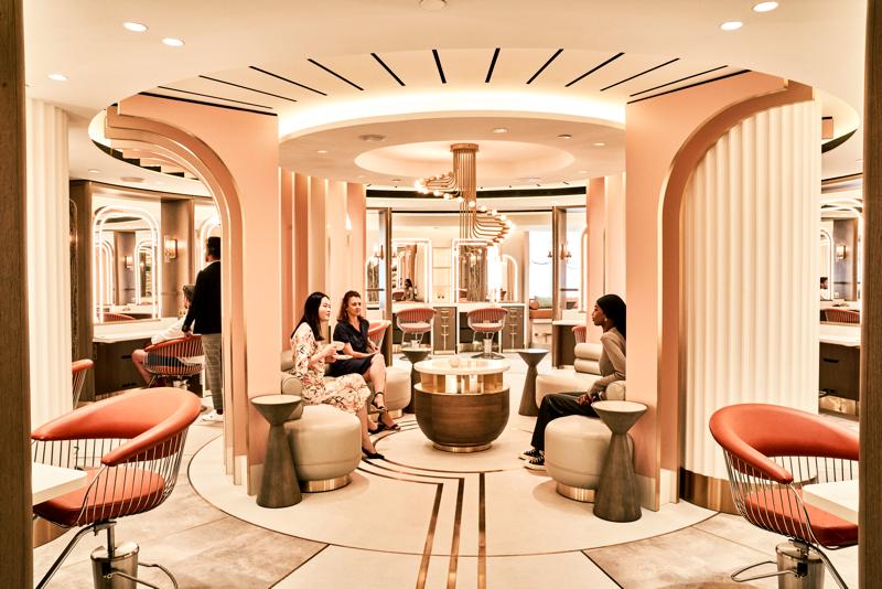 The Hairdressing Rotunda pays tribute to the salon's 1982 roots