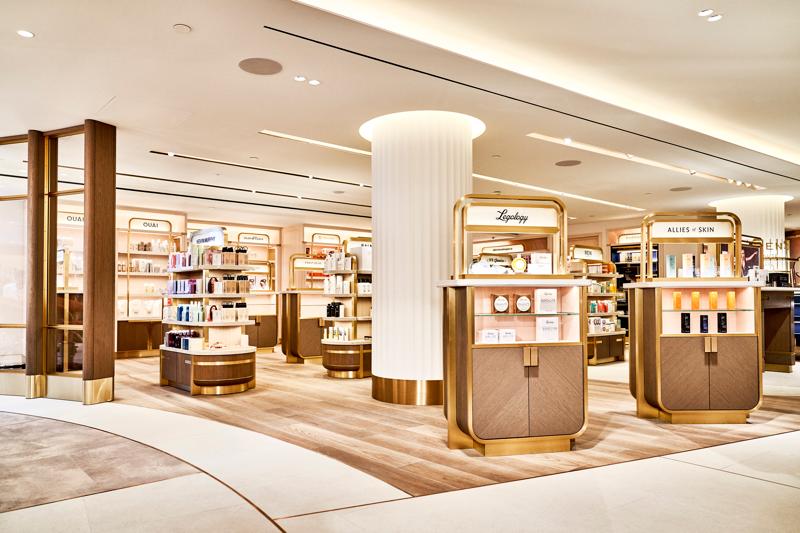 The space features exclusive products from the likes of Aromatherapy Associates, Sarah Chapman and Philip Kingsley