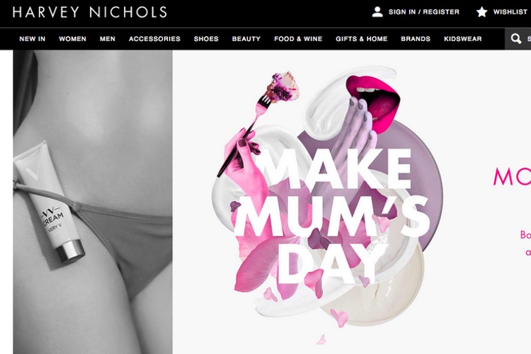 Harvey Nichols uses new merchandising strategy to keep customers online 
