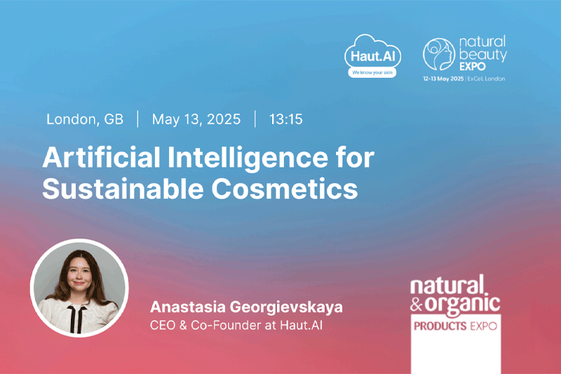 Haut.AI to present on AI in sustainable cosmetics at Natural Beauty Expo in London
