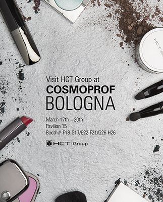 HCT Group to exhibit at Cosmopack Bologna, 2016