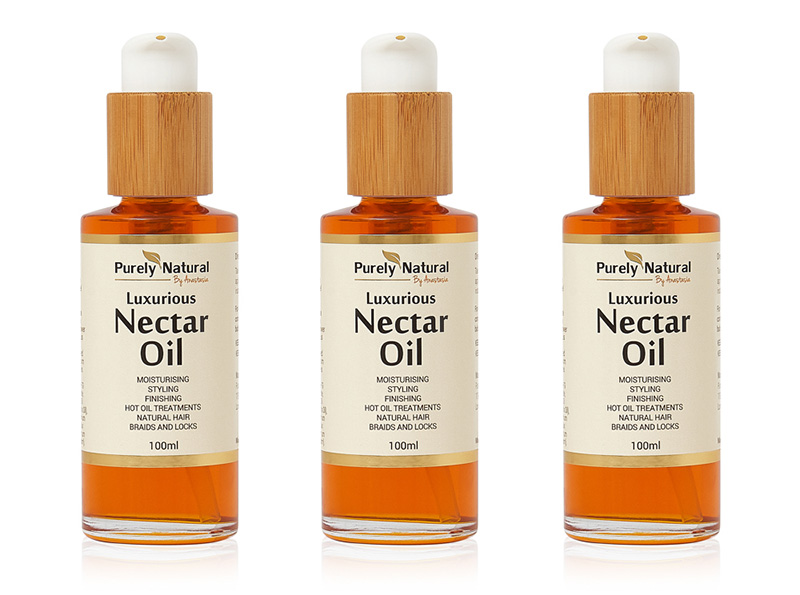 Here2Grow works with Purely Natural to create innovative afro hair oil formulation