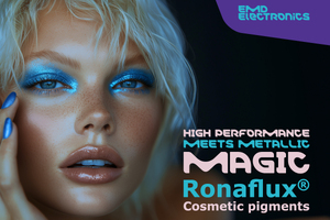 High performance meets metallic magic with Ronaflux® cosmetic pigments