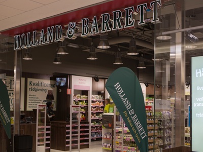 Holland & Barrett Sweden takes over 16 Halsa for Alla stores
