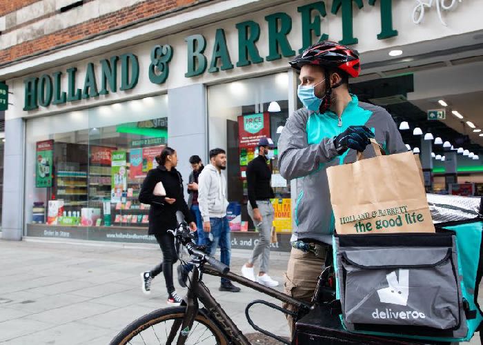Holland & Barrett teams up with Deliveroo for delivery service