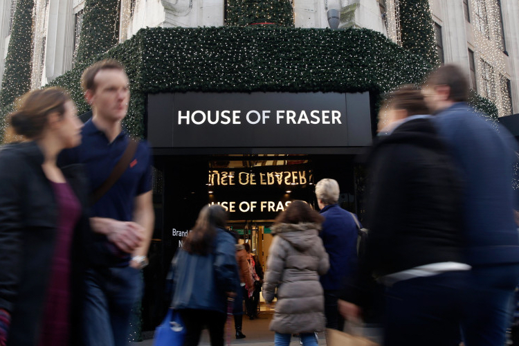 House of Fraser to close 31 of 59 stores, including London flagship