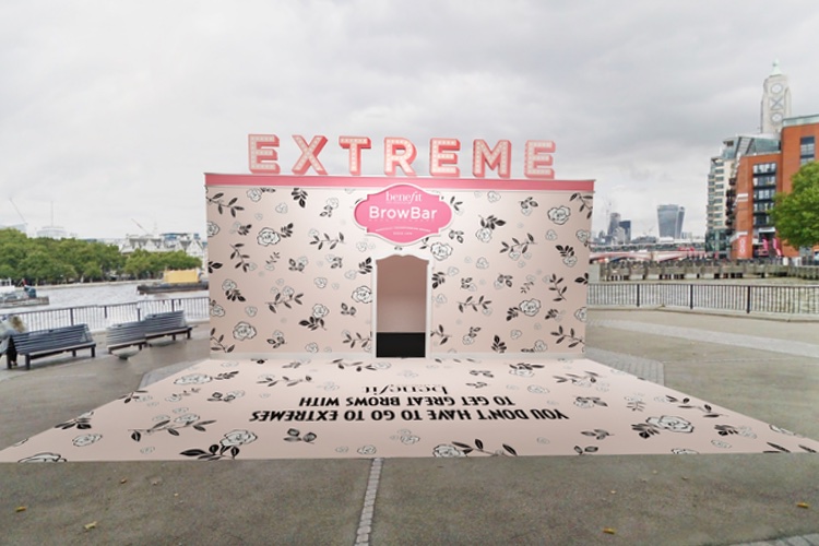 How far will consumers go for ‘on point brows’? Benefit Cosmetics opens 65ft Extreme Brow Bar 