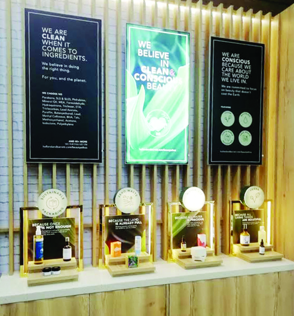 Holland & Barrett has just launched its first ‘clean & conscious’ beauty store in Birmingham, UK with sustainability at the forefront of its design 