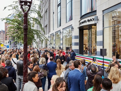 Hudson’s Bay opens first store outside of Canada 
