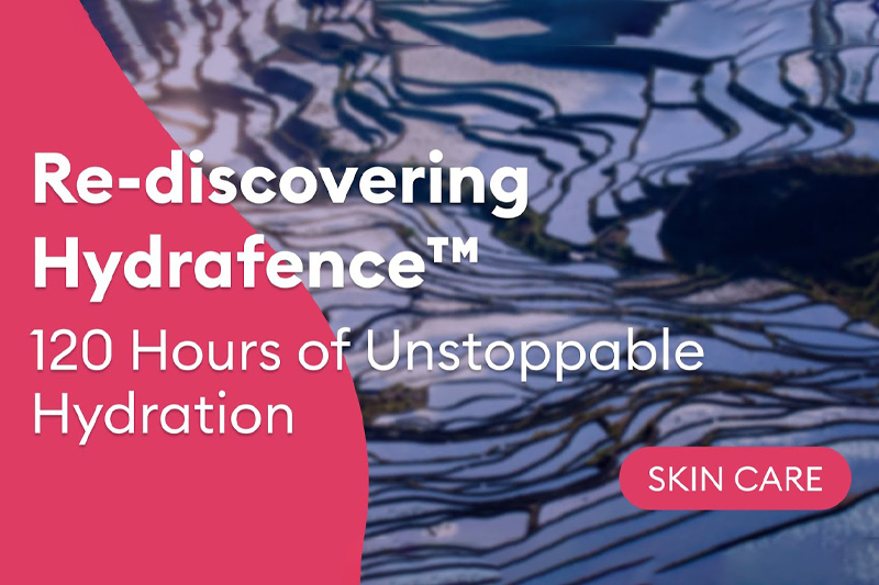 Hydrafence: 120 hours of continuous hydration and skin protection