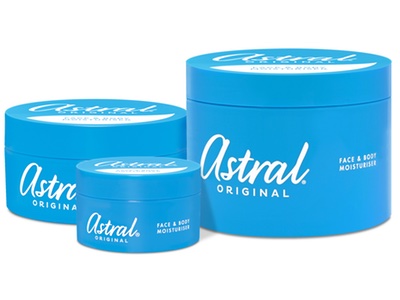 Iconic Astral moisturiser has packaging makeover