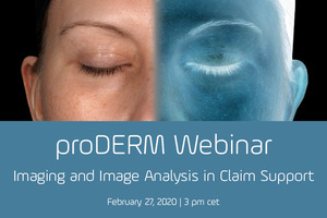 "Imaging and Image Analysis in Claim Support": The proDERM Webinar on 27 February, 2020
