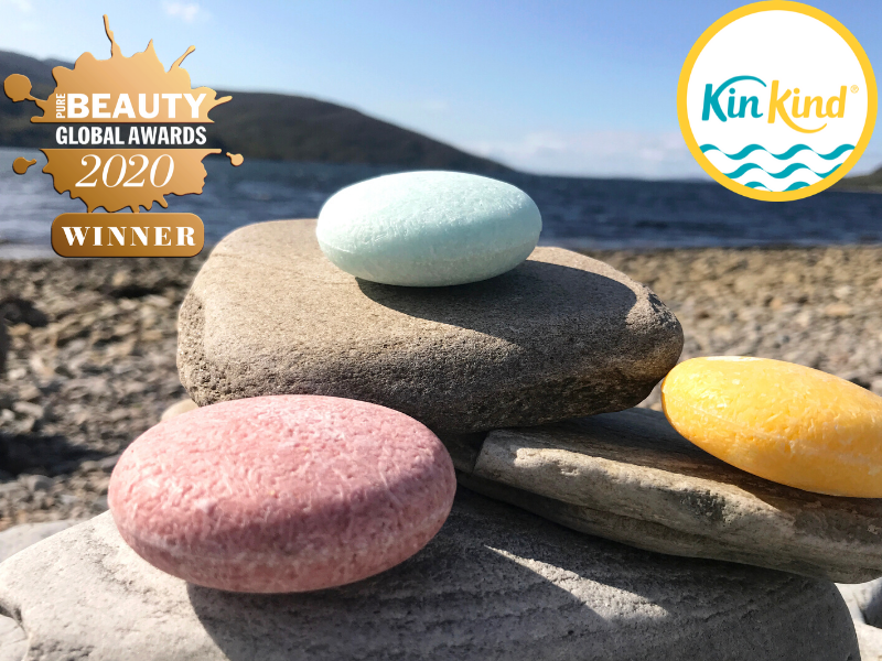 Indulge your senses with KinKind's range of plastic-free hair and beauty bars