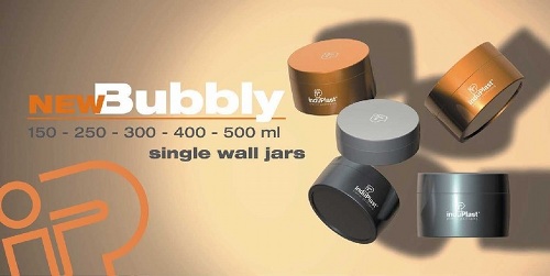 Induplast spa – New BUBBLY line of PP wide mouth single wall jars