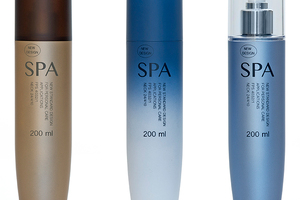 Innovative material mix in Rebhan SPA bottle