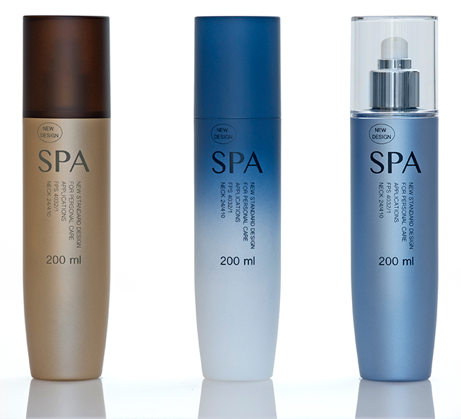 Innovative material mix in Rebhan SPA bottle