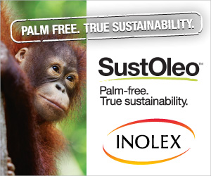 Inolex introduces the SustOleo line with palm-free formulations