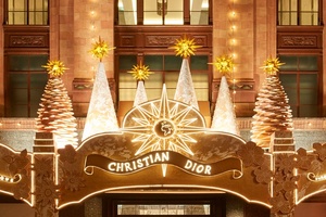 Inside Dior's festive Harrods takeover