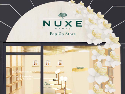 Inside Nuxe's debut pop-up store