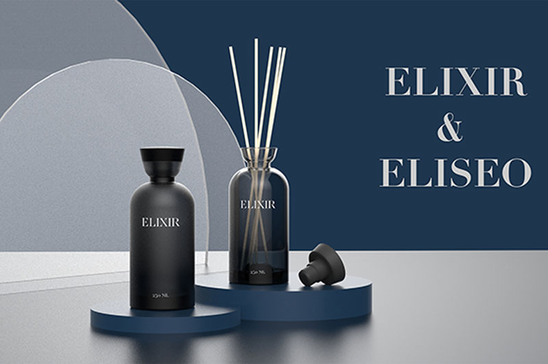 Introducing the new ELIXIR room diffuser with its ELISEO cap