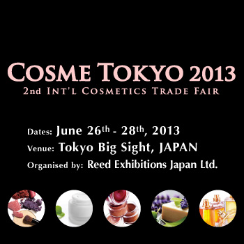 Japan’s ONLY international trade fair specialised in COSMETICS 