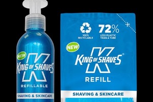 King of Shaves repackages hero products in eco-friendly design 
