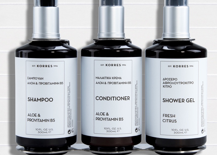 Korres reveals first ever US hotel amenity line for AC Hotels by Marriott