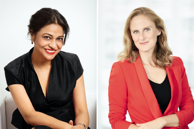 Asmita Dubey (left) took over from Lubomira Rochet in April this year