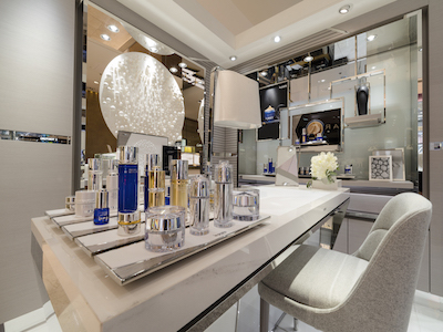 La Prairie unveils new Swiss counter design in Paris 